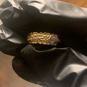 Flower design Gold Plated ring